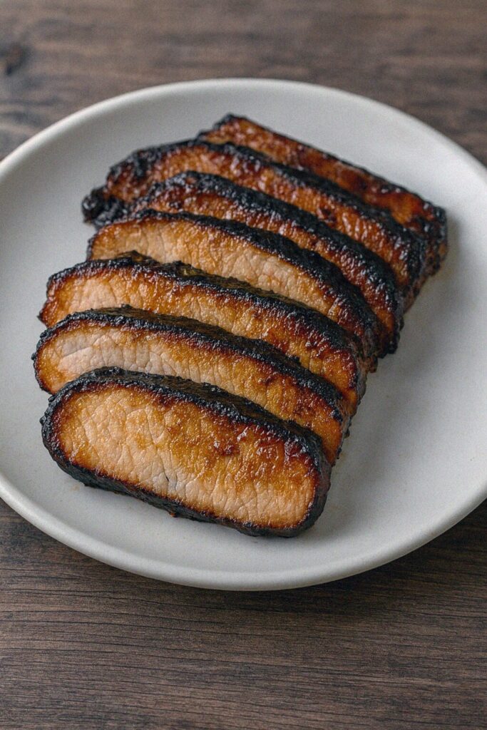 bravcova pecienka s medovou polevou