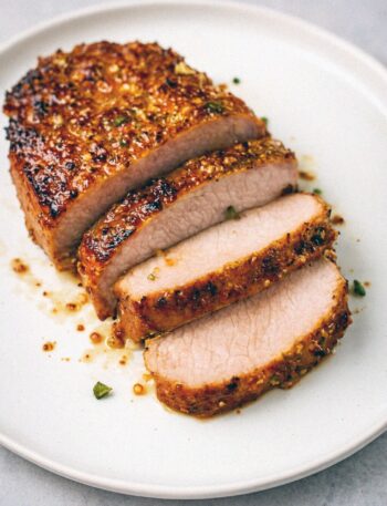 Bravčová sviečkovica s javorom a horčicou  v teplovzdušnej fritéze