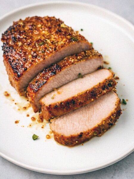 Bravčová sviečkovica s javorom a horčicou  v teplovzdušnej fritéze