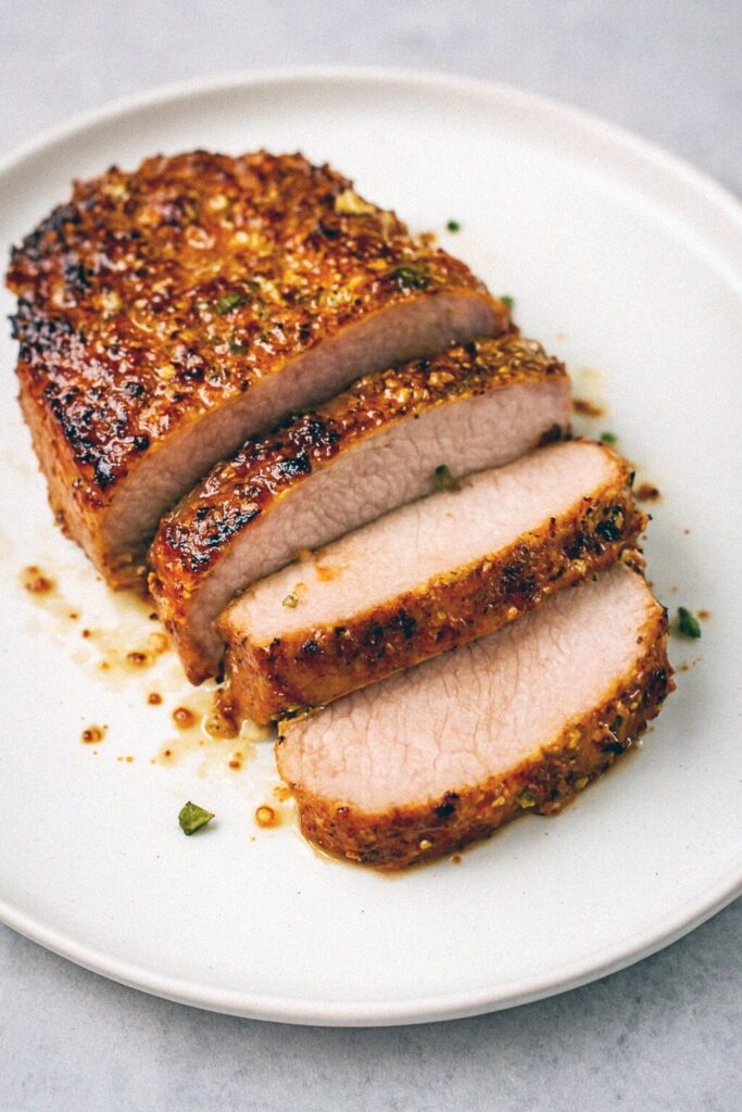 Bravčová sviečkovica s javorom a horčicou  v teplovzdušnej fritéze