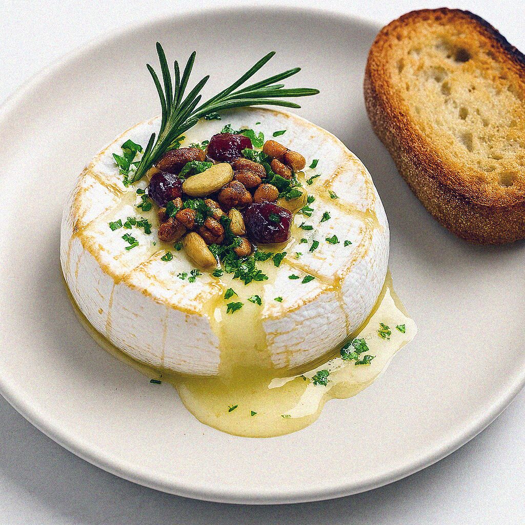 Pečený camembert s brusnicami v teplovzdušnej fritéze