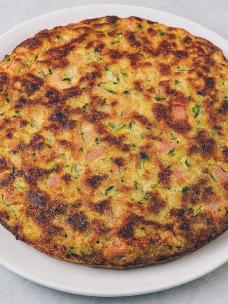 Obrovská cuketová placka v teplovzdušnej fritéze