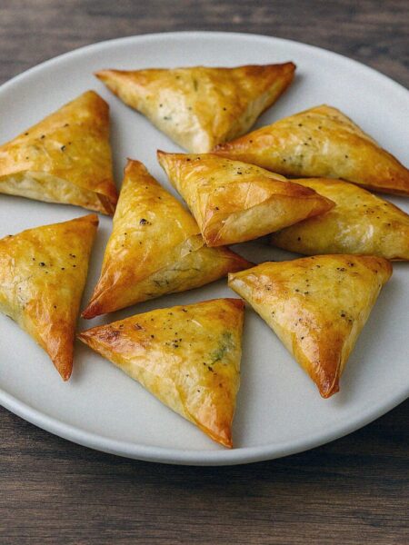 Trojuholníčky z fety v teplovzdušnej fritéze