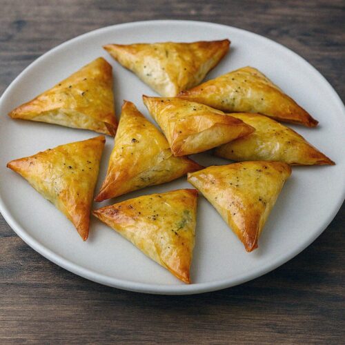 Trojuholníčky z fety v teplovzdušnej fritéze