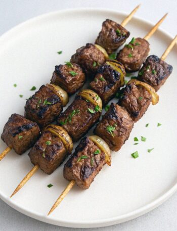 Piri-piri hovädzie kebaby v teplovzdušnej fritéze