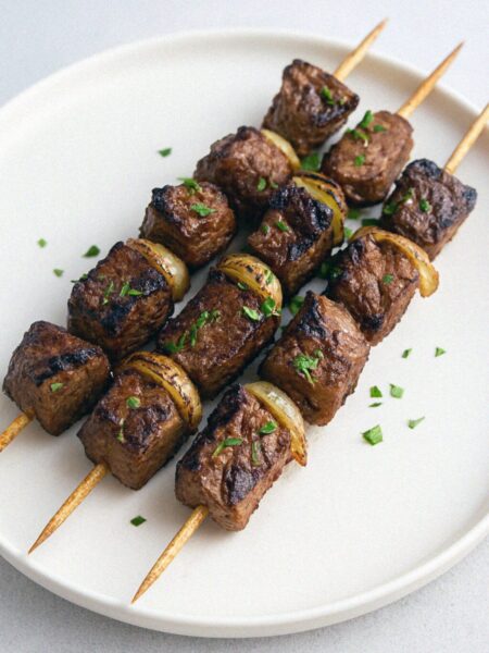 Piri-piri hovädzie kebaby v teplovzdušnej fritéze