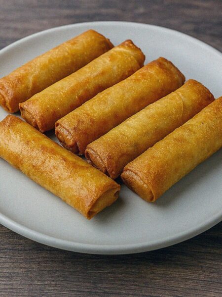 Chrumkavé jarné závitky v teplovzdušnej fritéze