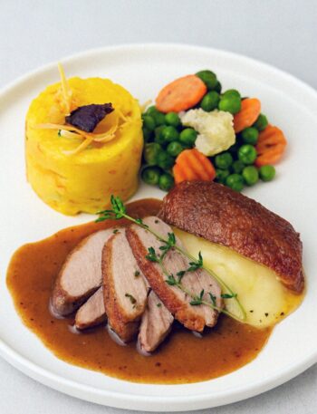 Kačacie filety s pomarančovou omáčkou v teplovzdušnej fritéze