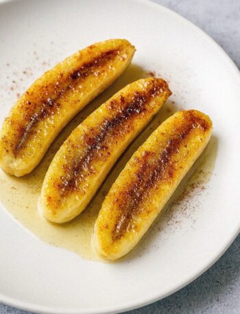 Karamelizovaný banán v teplovzdušnej fritéze