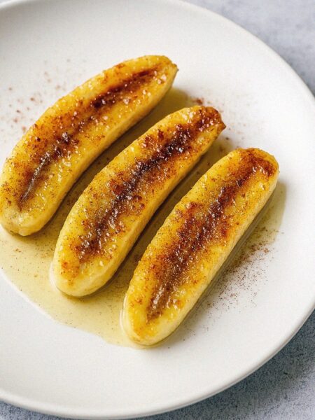 Karamelizovaný banán v teplovzdušnej fritéze