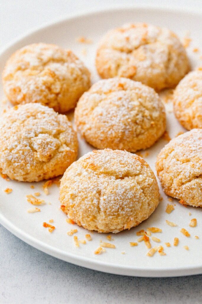 Kokosové sušienky v teplovzdušnej fritźe