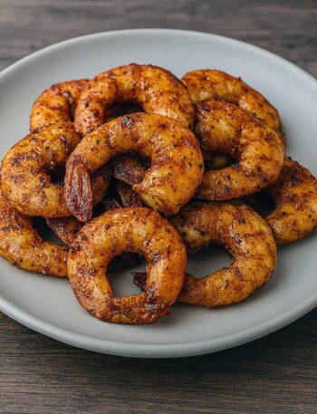 Krevety Cajun v teplovzdušnej fritéze