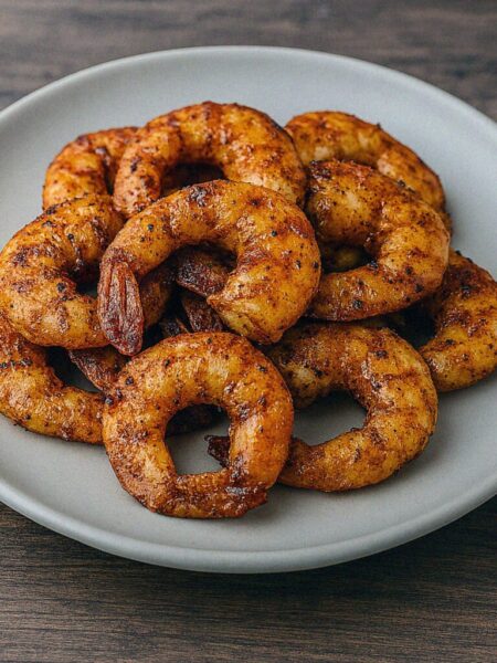 Krevety Cajun v teplovzdušnej fritéze