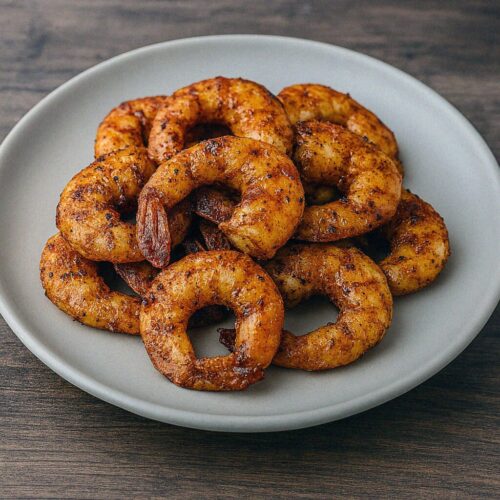 Krevety Cajun v teplovzdušnej fritéze