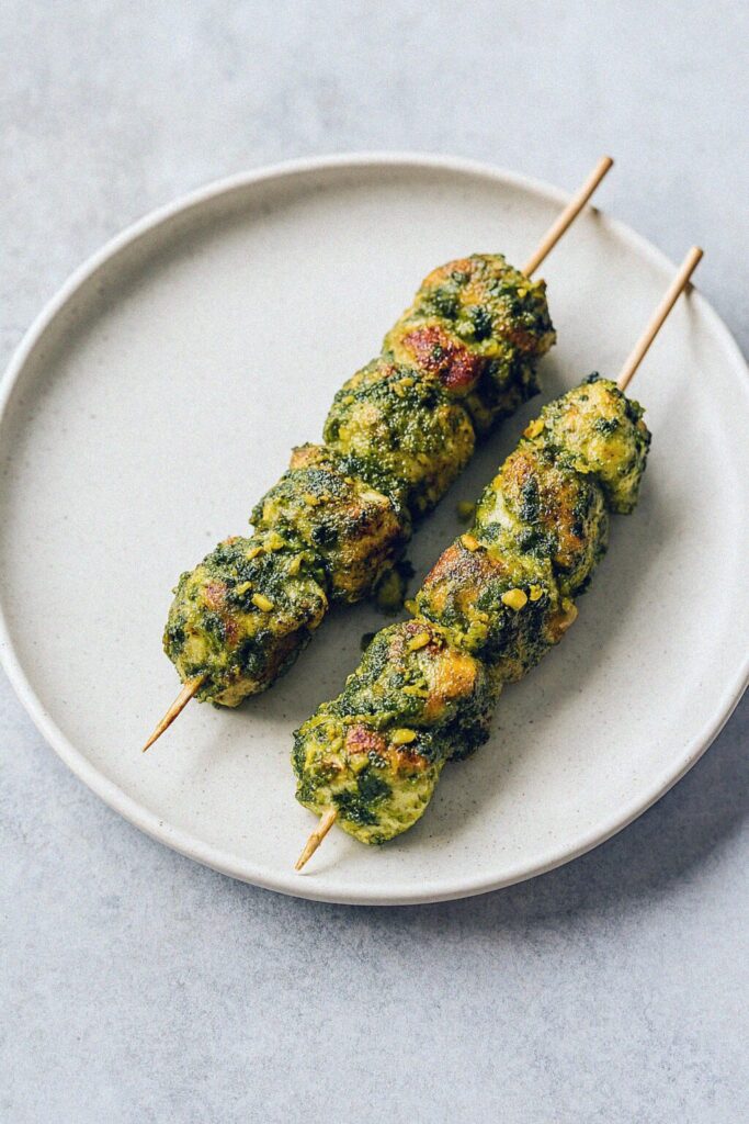 Kuracie špízy s pestom v teplovzduśnej fritéze