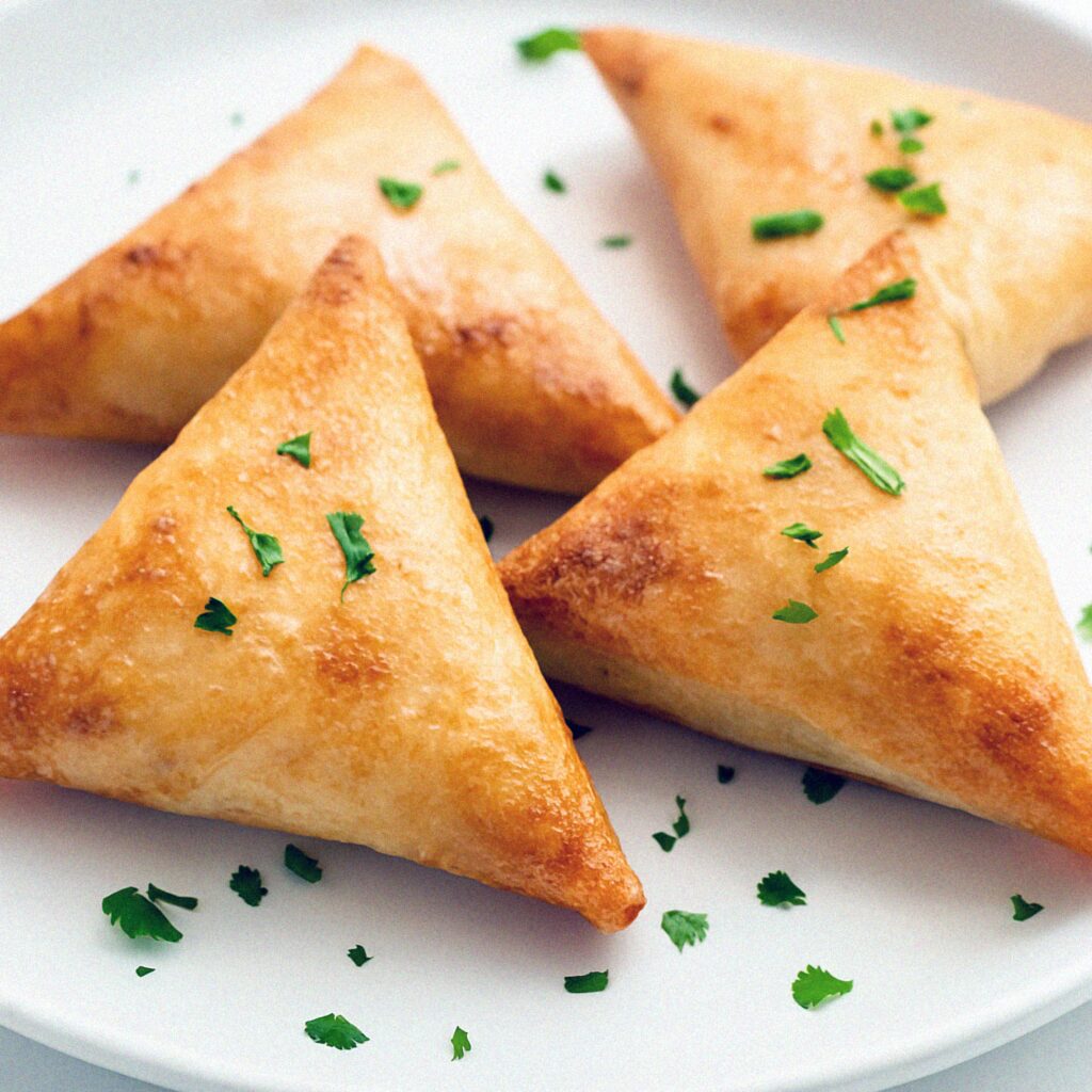 Pikantné kuracie briouaty v teplovzdušnej fritéze