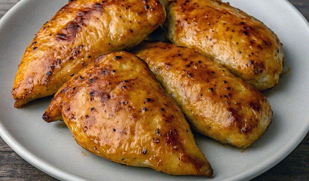 Kuracie prsia s medom a dijonskou horčicou v teplovzdušnej fritéze