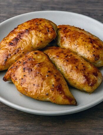 Kuracie prsia s medom a dijonskou horčicou v teplovzdušnej fritéze