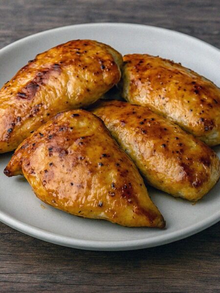 Kuracie prsia s medom a dijonskou horčicou v teplovzdušnej fritéze