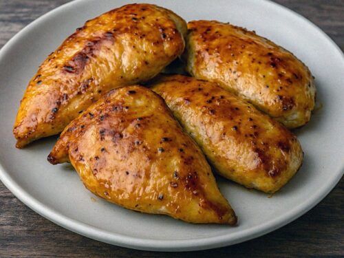 Kuracie prsia s medom a dijonskou horčicou v teplovzdušnej fritéze