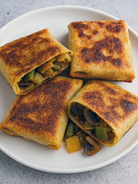 Chrumkavé zeleninové msemmen v teplovzdušnej fritéze