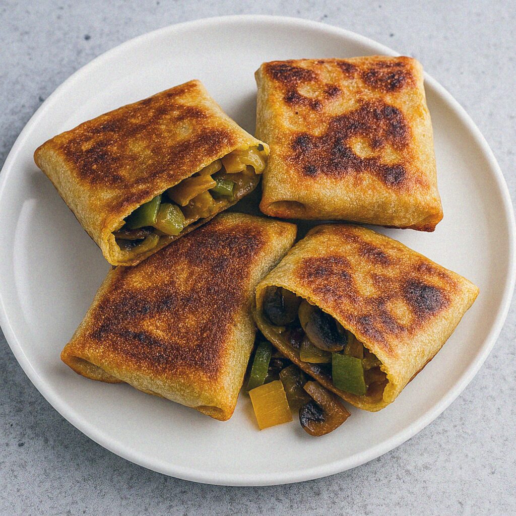 Chrumkavé zeleninové msemmen v teplovzdušnej fritéze