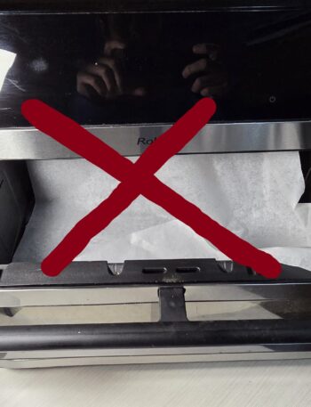 papier na pecenie v teplovzdusnej friteze