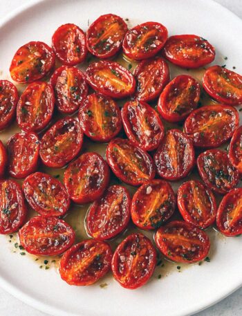 Pečené cherry paradajky v teplovzdušnej fritéze