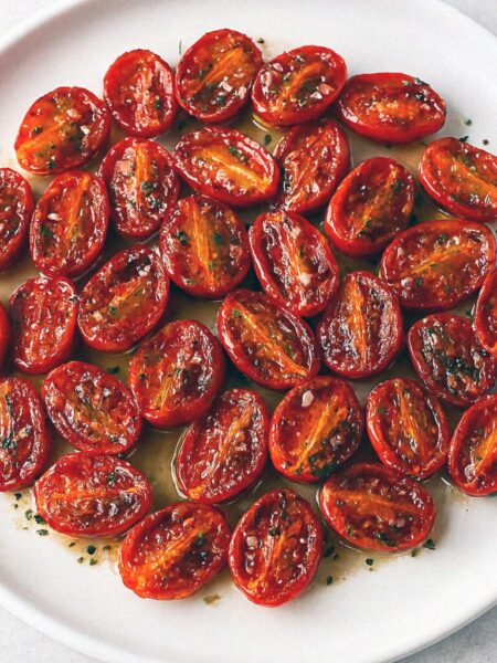 Pečené cherry paradajky v teplovzdušnej fritéze