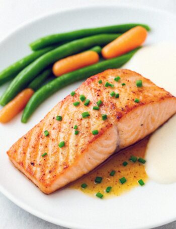 peceny losos v teplovzdusnej friteze