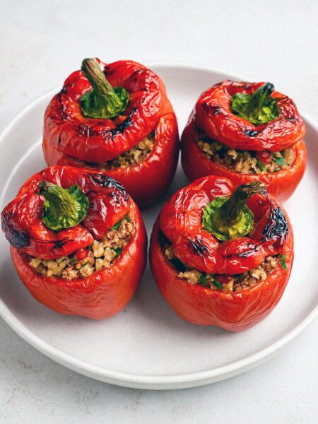 Plnené papriky v teplovzdušnej fritéze