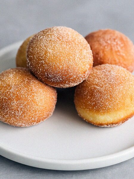 Portugalské šišky (Malassadas) v teplovzduśnej fritéze