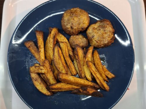 Fašírky v teplovzdušnej fritéze