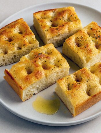Jednoduchá focaccia v teplovzdušnej fritéze