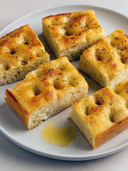 Jednoduchá focaccia v teplovzdušnej fritéze