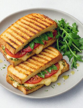 Grilovaný taliansky sendvič v teplovzdušnej fritéze