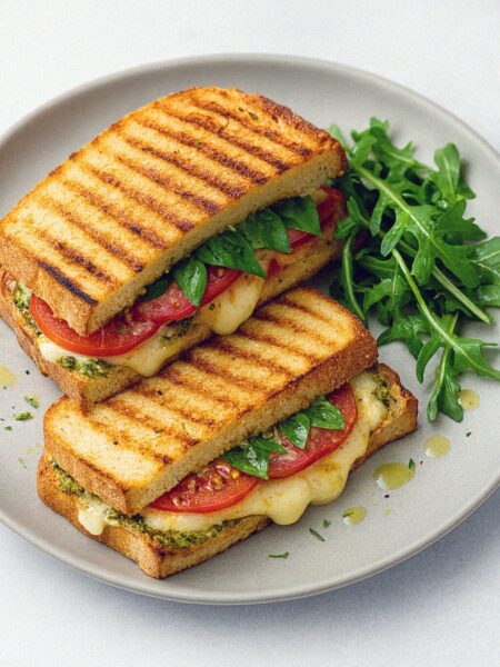 Grilovaný taliansky sendvič v teplovzdušnej fritéze