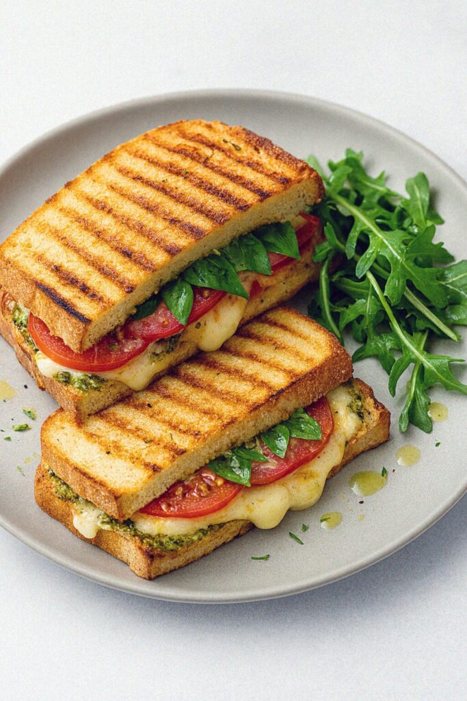 Grilovaný taliansky sendvič v teplovzdušnej fritéze