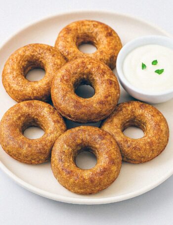 Banánové donuty bez múky v teplovzdušnej fritéze