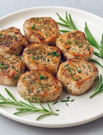 Pikantné bravčové medailóniky z teplovzdušnej fritézy