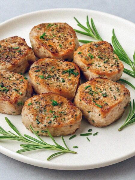 Pikantné bravčové medailóniky z teplovzdušnej fritézy