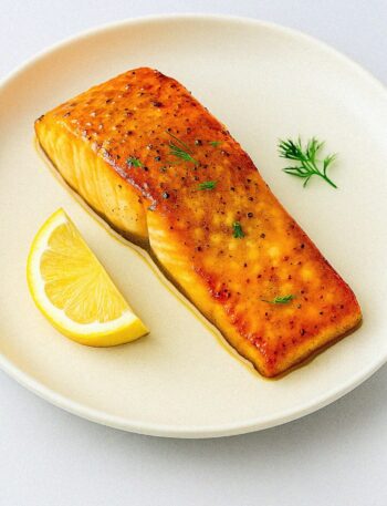 Šťavnatý losos s medovo-horčicovou glazúrou