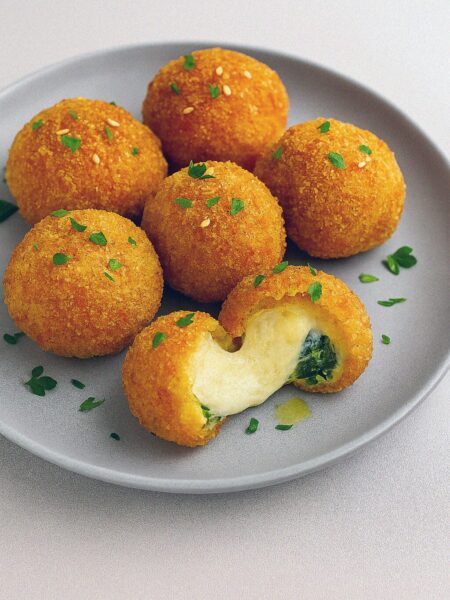 Chrumkavé syrové guľky