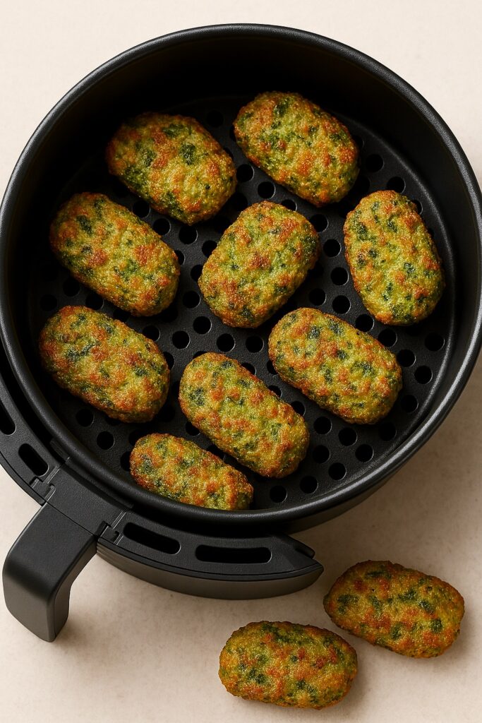 Brokolicové nugetky z teplovzdušnej fritézy