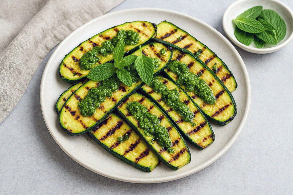 grilovana cuketa v teplovzdusnej friteze