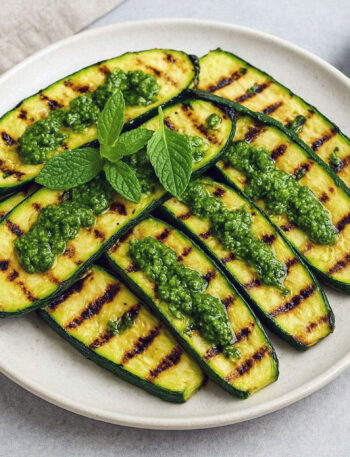 grilovana cuketa v teplovzdusnej friteze