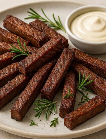 Hovädzie steakové hranolky v teplovzdušnej fritéze