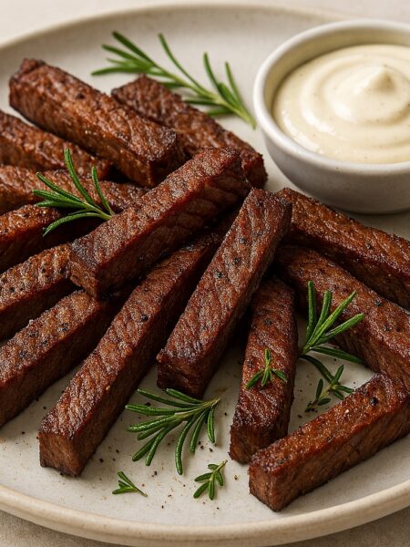 Hovädzie steakové hranolky v teplovzdušnej fritéze