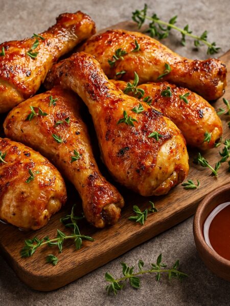 Medové kuracie paličky s tymianom v teplovzdušnej fritéze