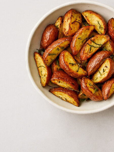 Pečené červené zemiaky s rozmarínom z teplovzdušnej fritézy